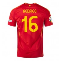 Maglia Calcio Spagna Rodri Hernandez #16 Prima Divisa Europei 2024 Manica Corta